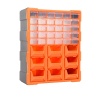 Кассетница ящик органайзер на 39 выдвижных пластиковых ячеек/лотков.